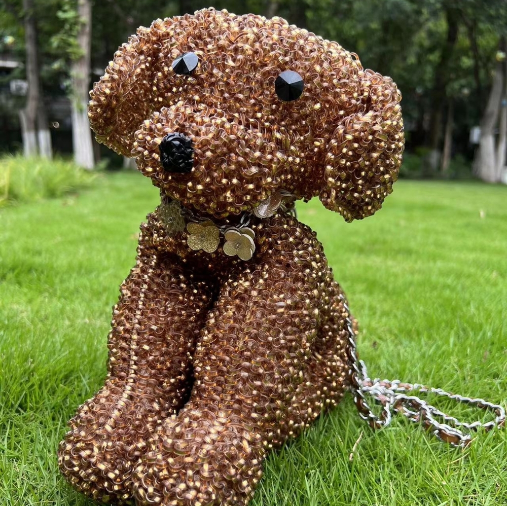 Animale Cute Dog Tote Bag | ANTEPRIMA WIREBAG rare